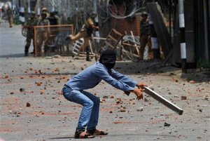 Violence on the streets in Kashmir